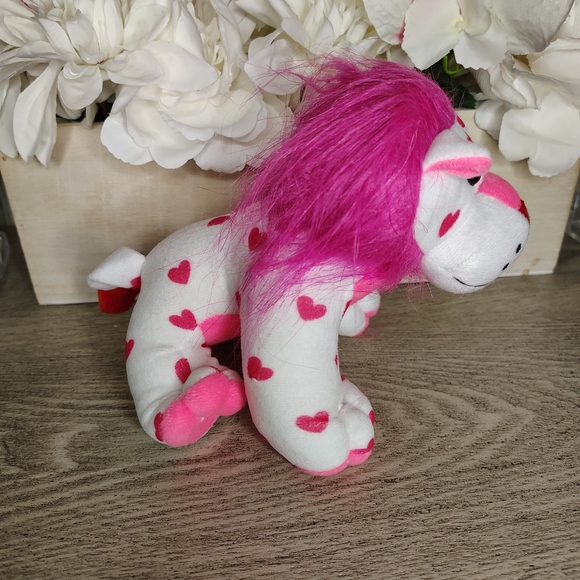Pink Heart Plush Lion - Picture 2 of 6